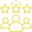 Symbol für Unterstützung durch Kursbetreuung
